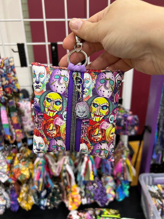 Mini zippy pouch, wallet, change purse
