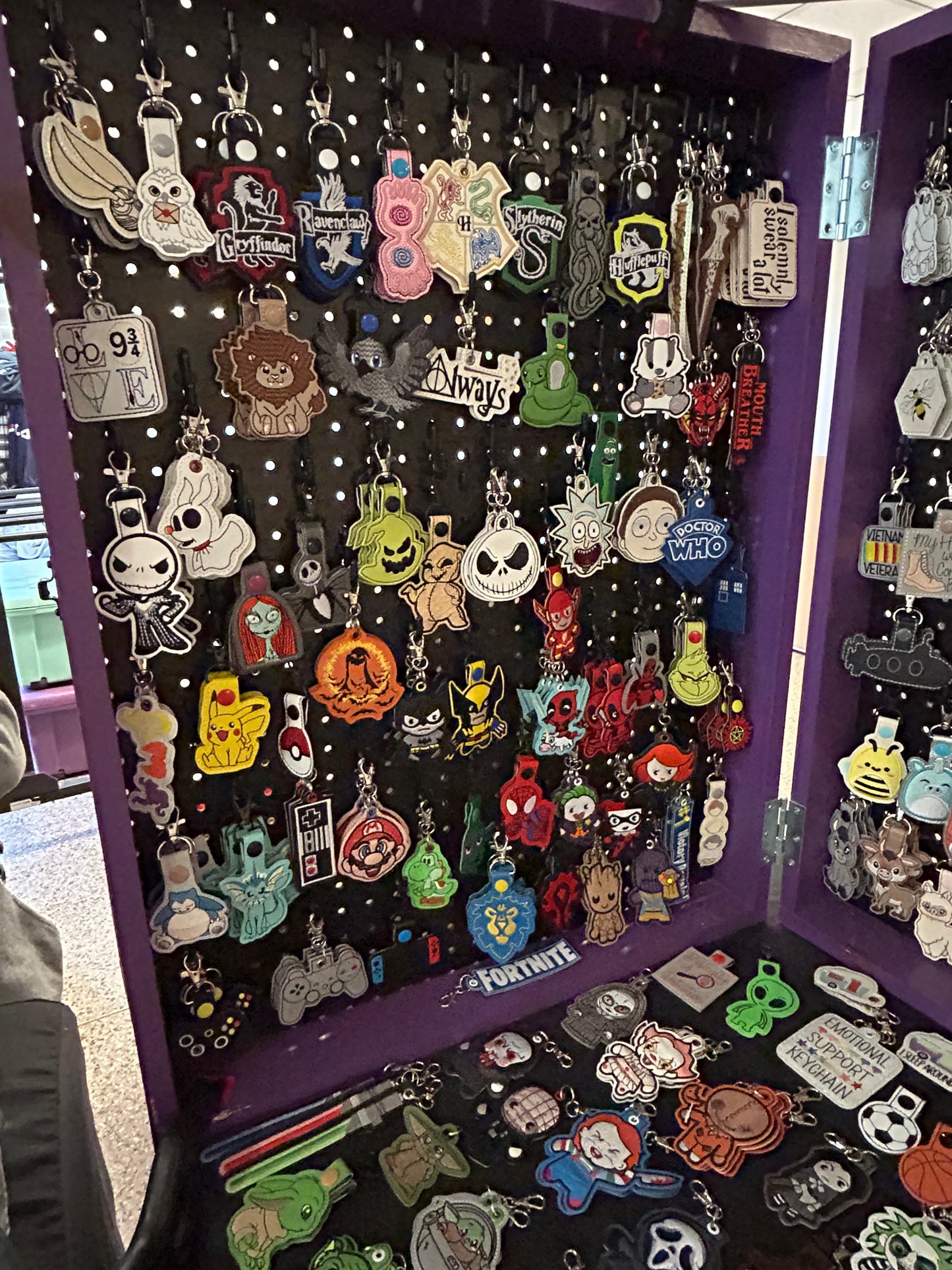 Embroidery keychain