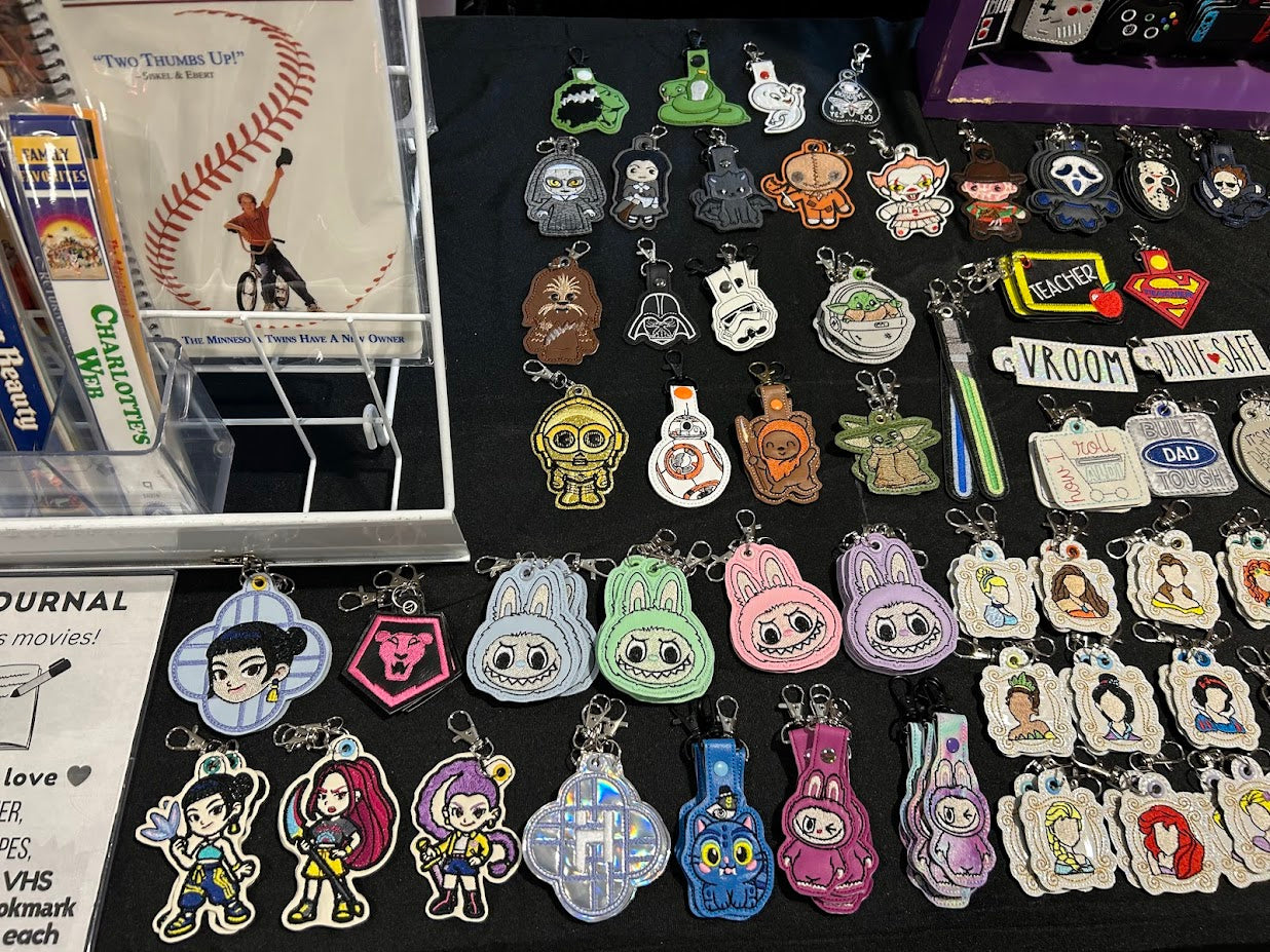 Embroidery keychain