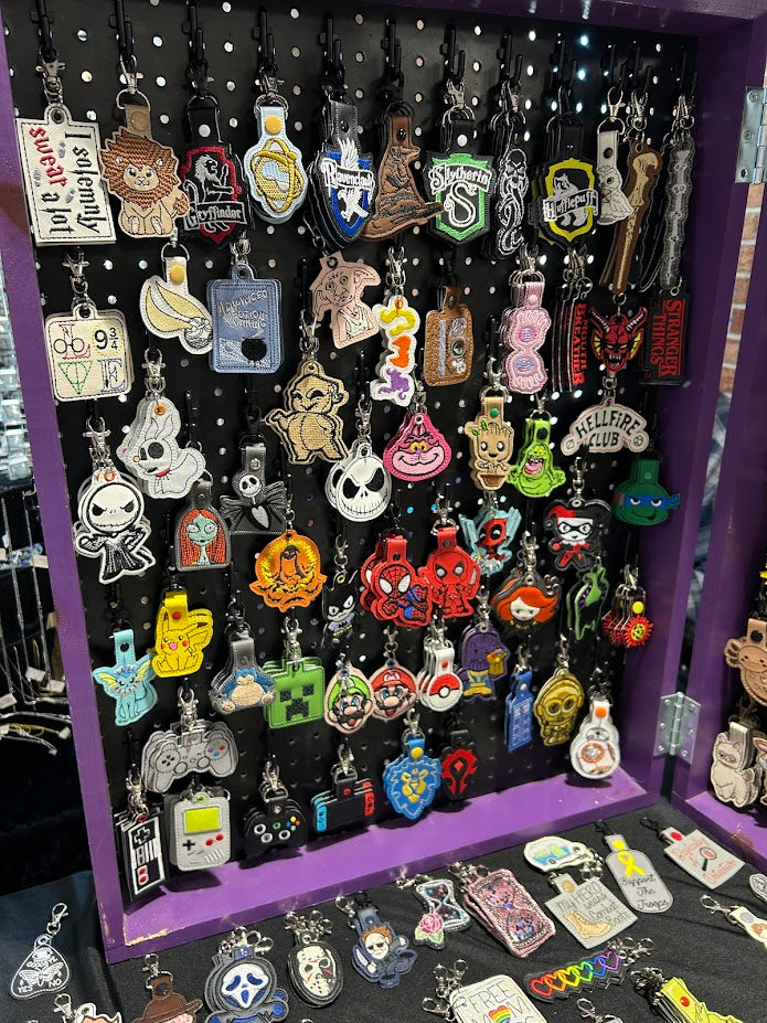 Embroidery keychain