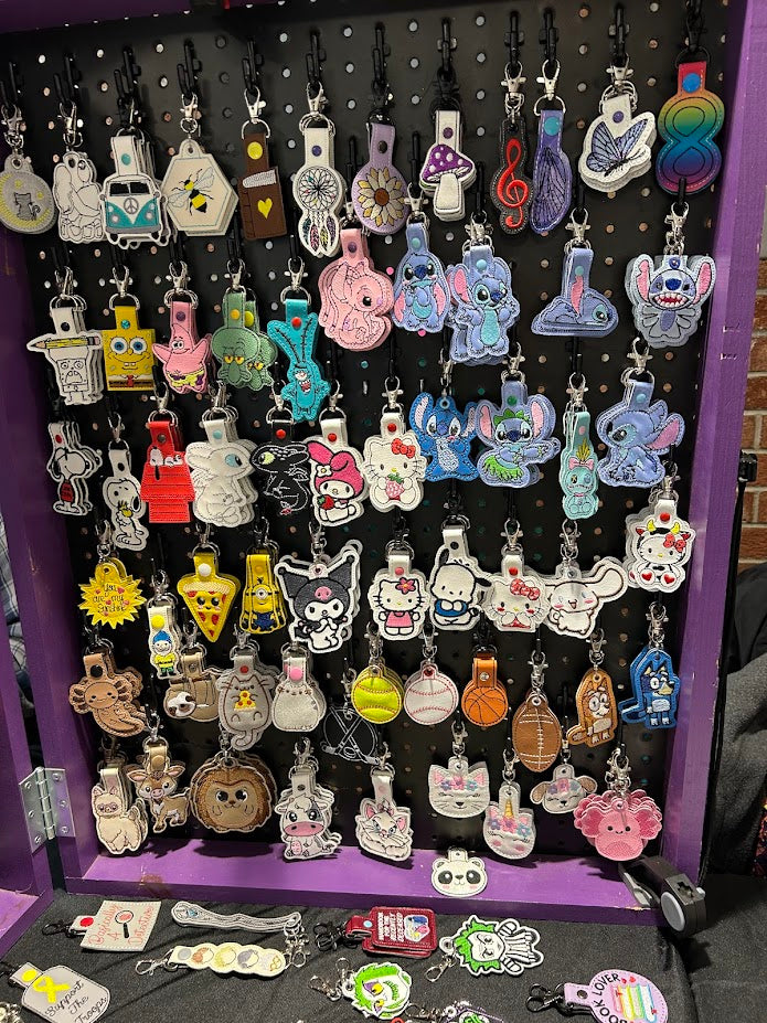 Embroidery keychain