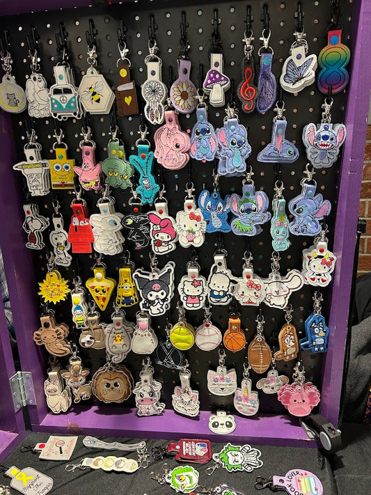 Embroidery keychain
