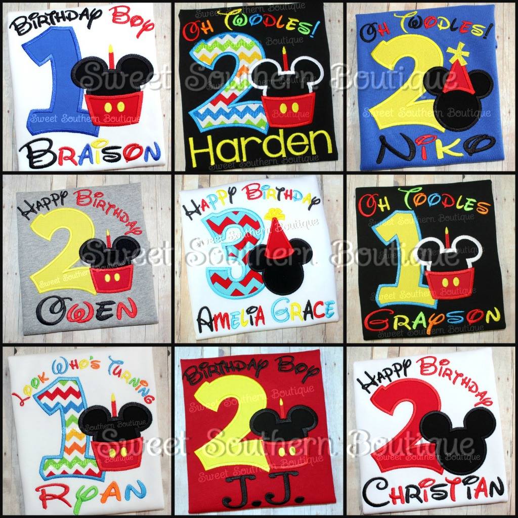 Custom birthday tee shirt