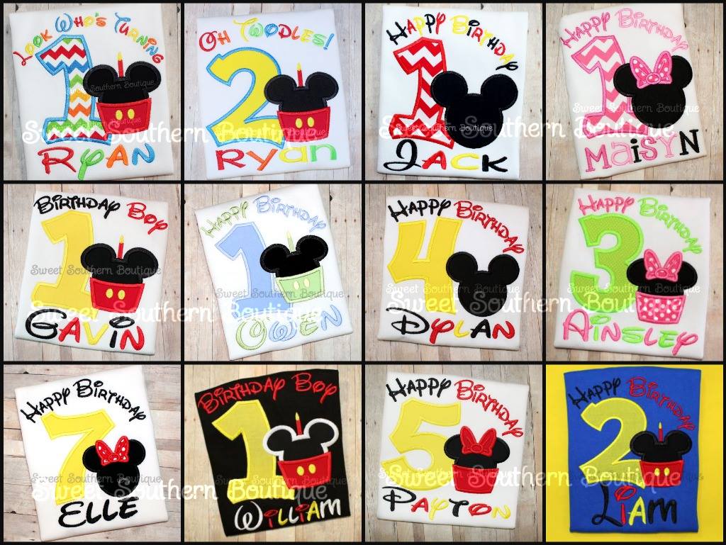 Custom birthday tee shirt