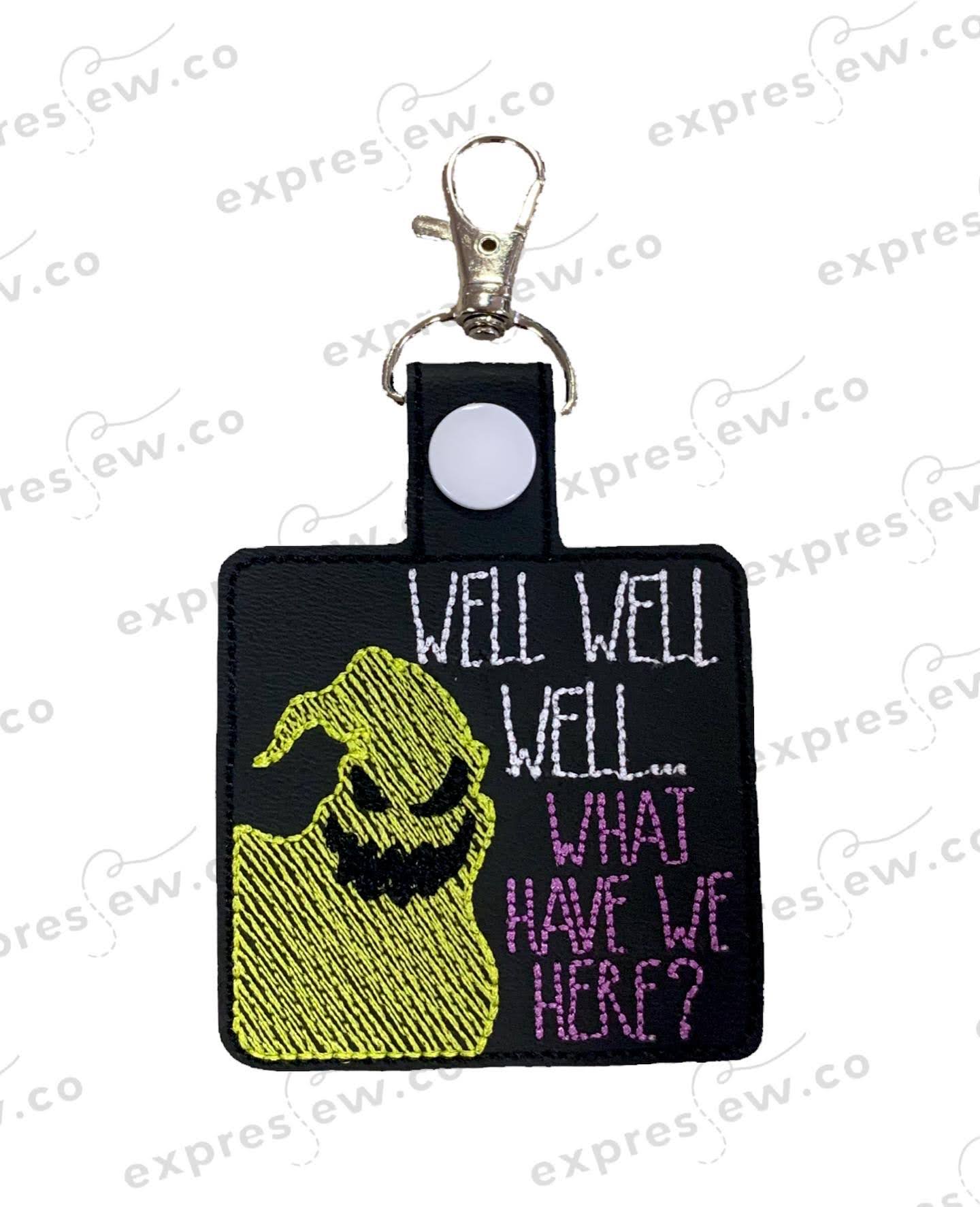 Embroidery keychain