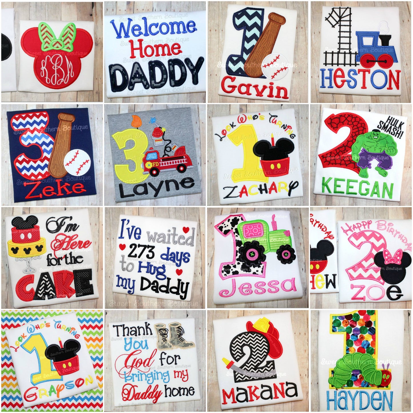 Custom birthday tee shirt