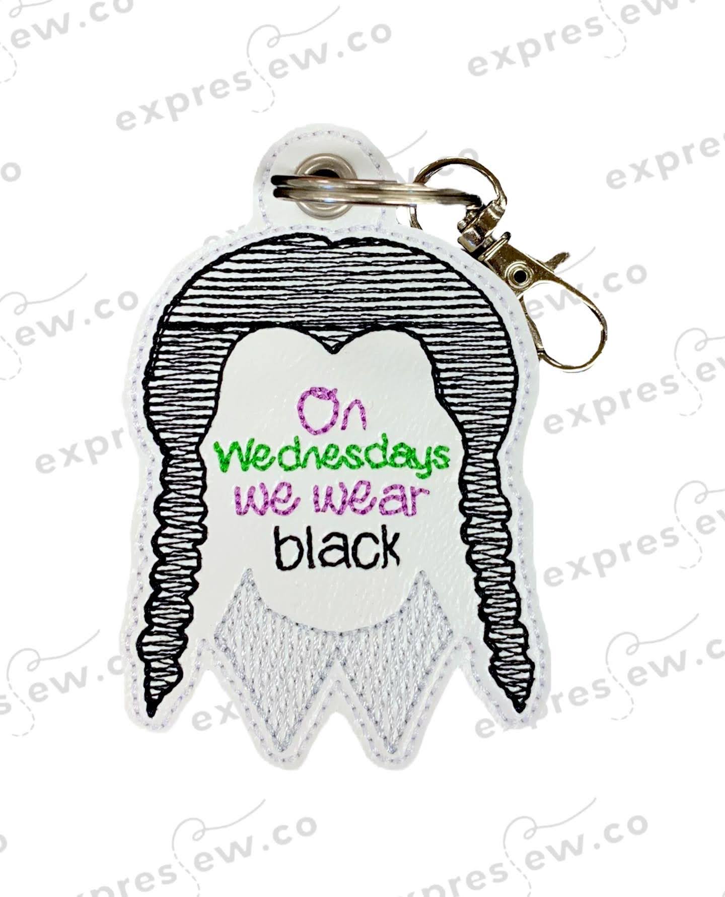 Embroidery keychain