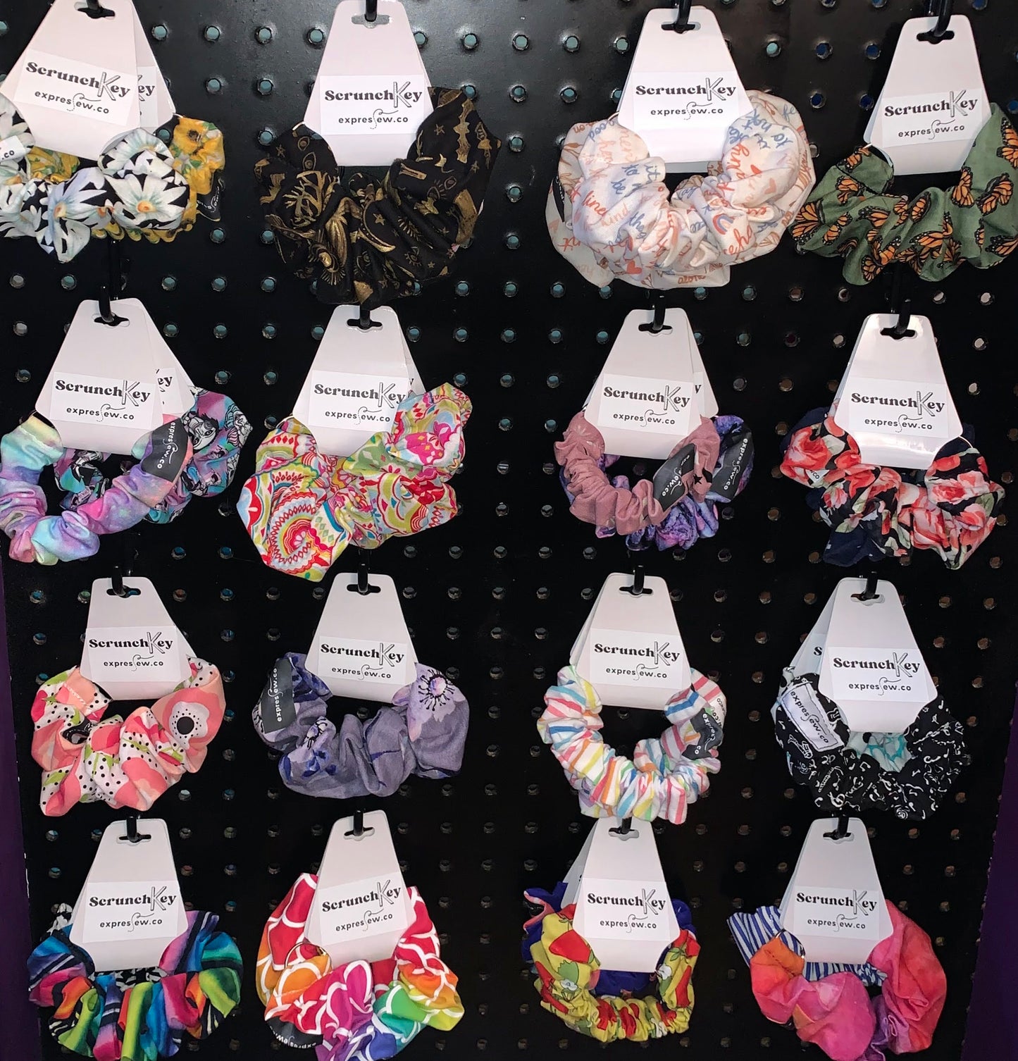 ScrunchKey - The Clip-around Scrunchie Keychain