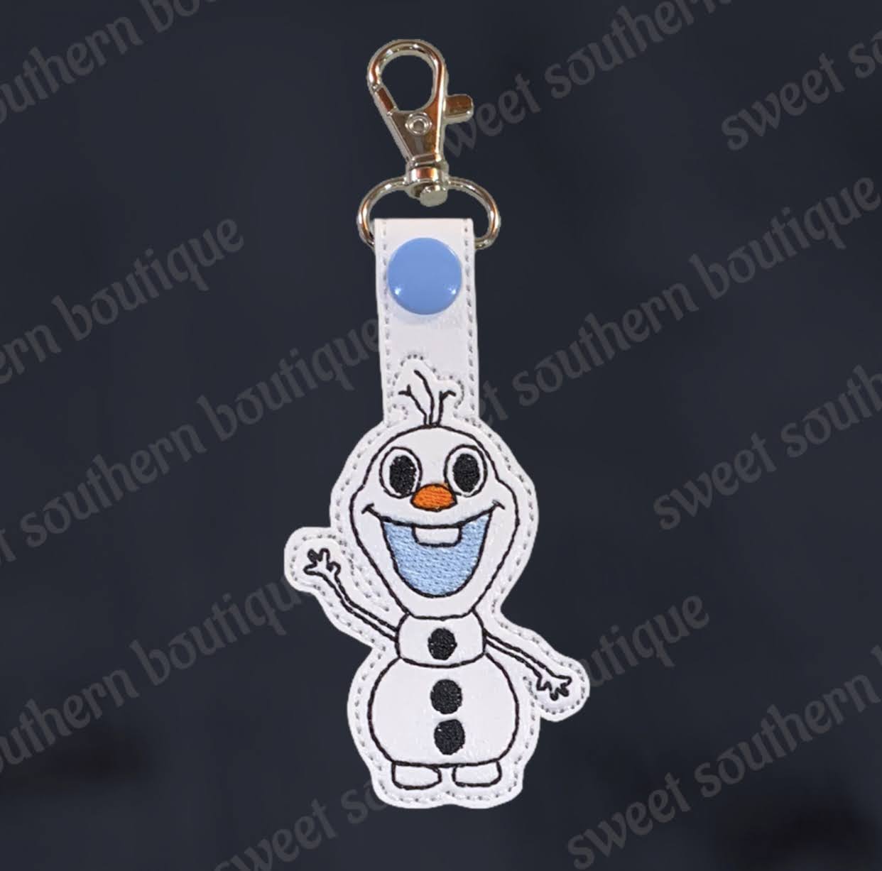 Embroidery keychain