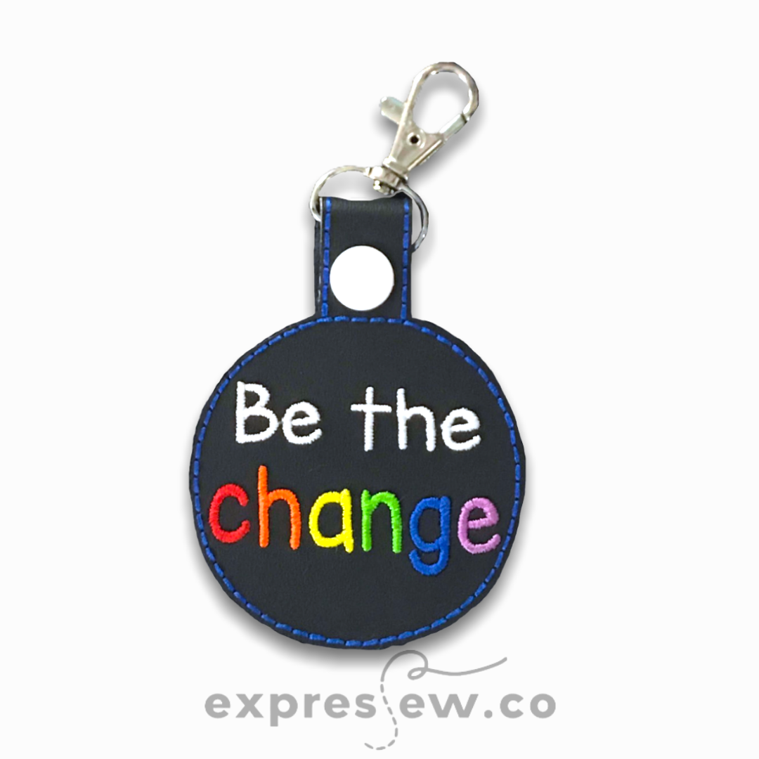 Embroidery keychain