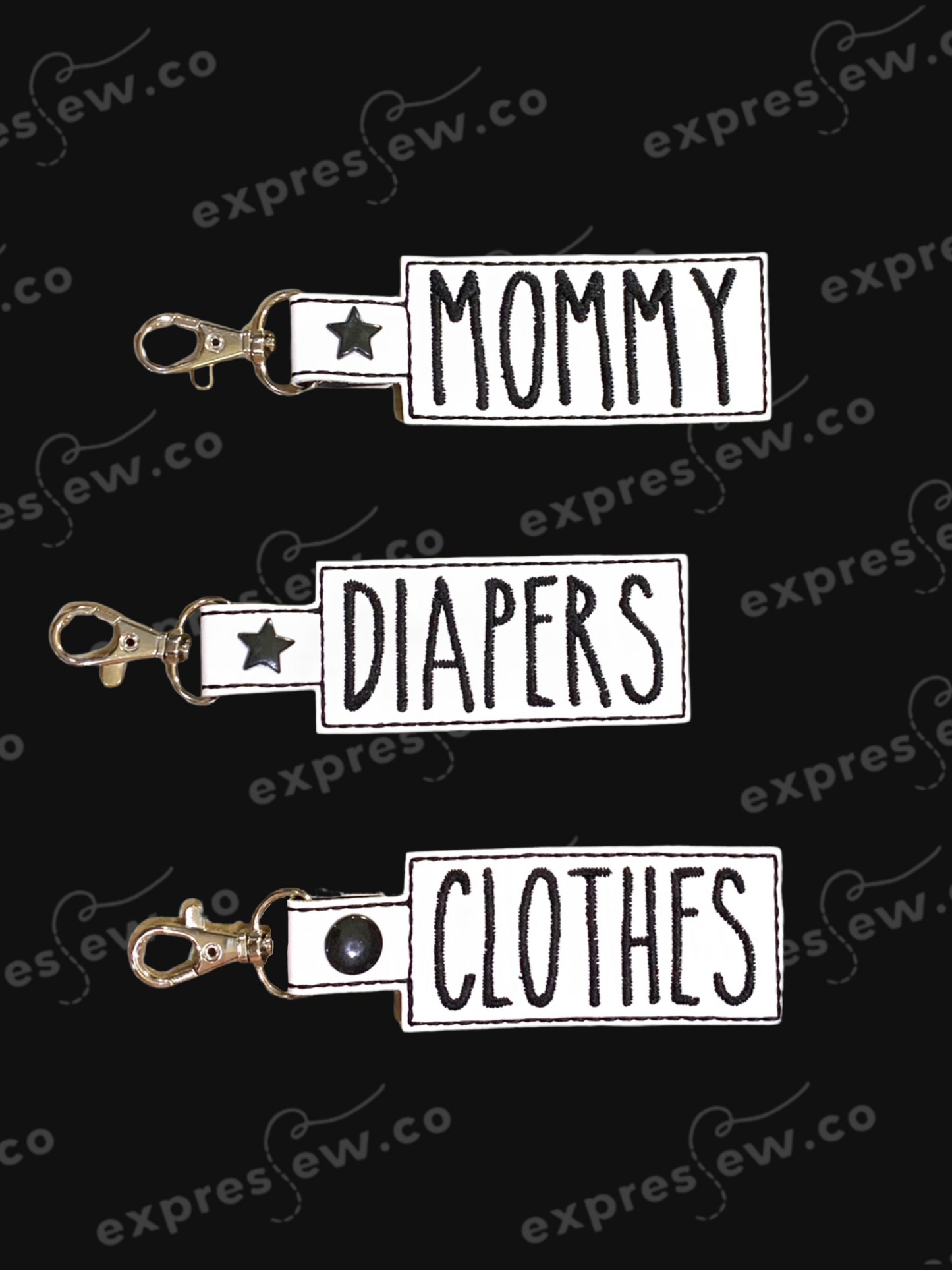 Embroidery keychain