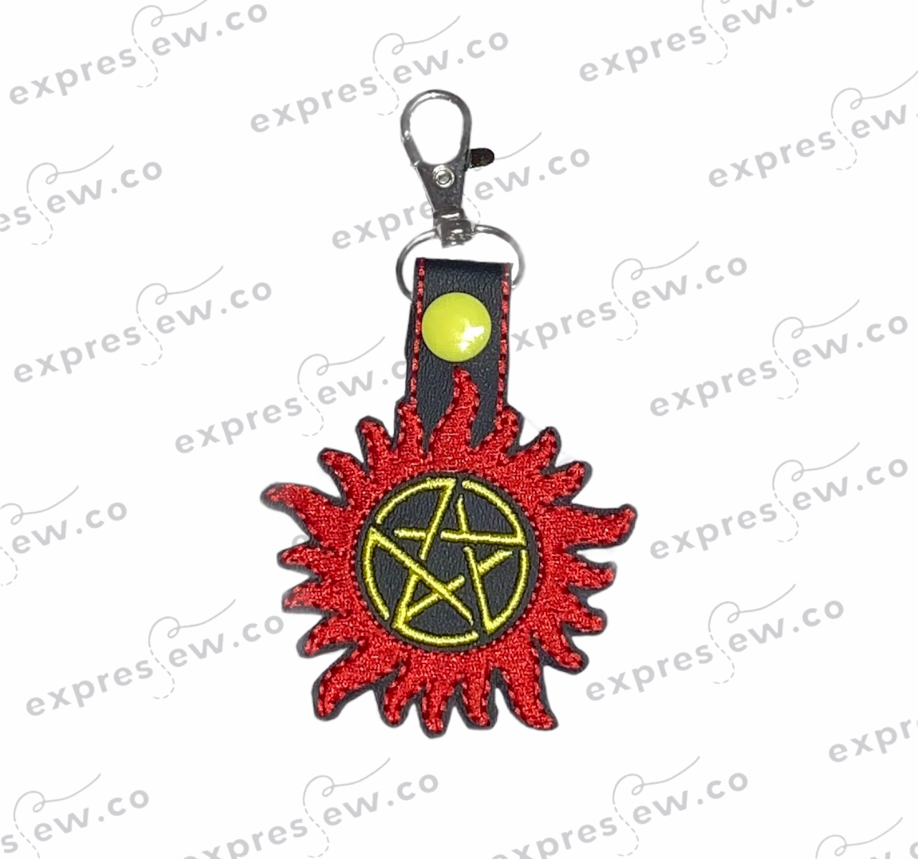 Embroidery keychain