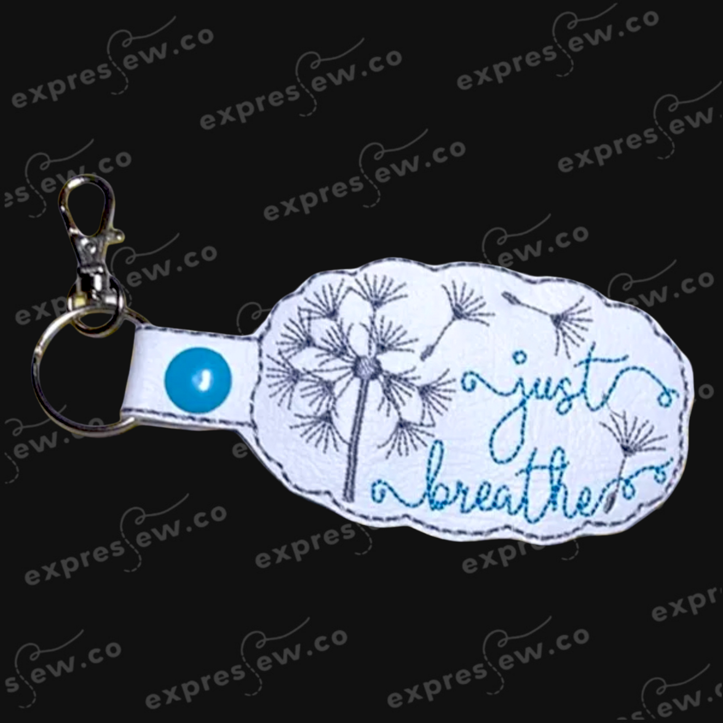 Embroidery keychain