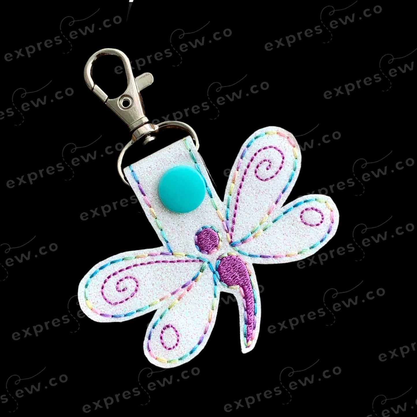 Embroidery keychain