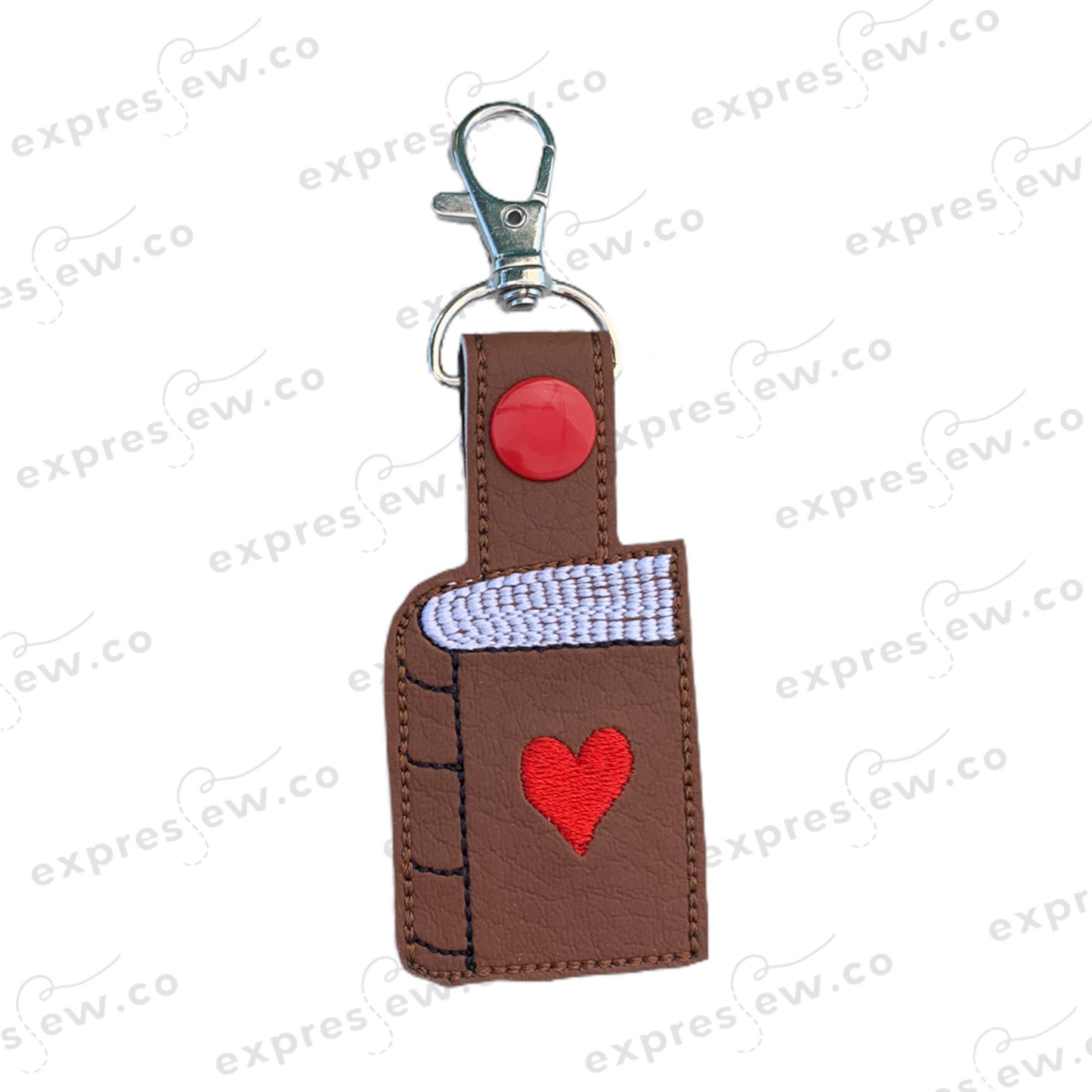 Embroidery keychain