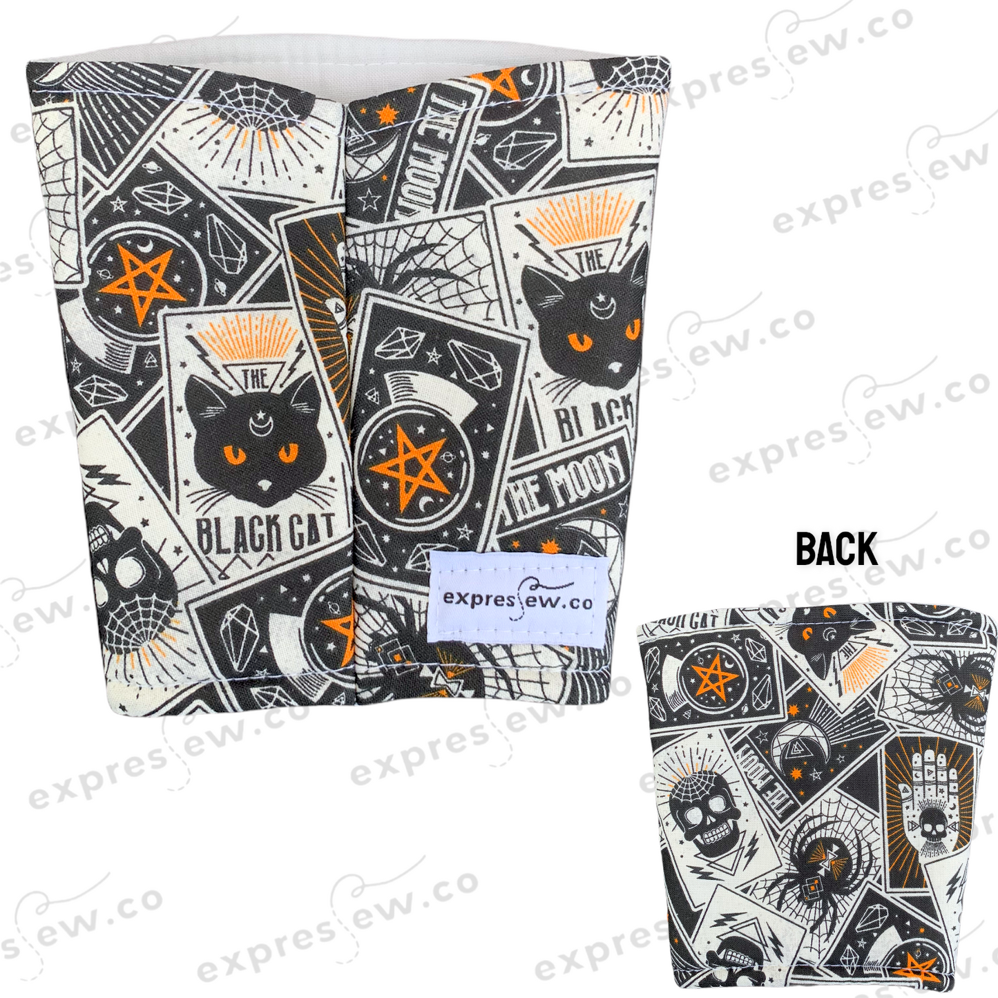 Insulated Reusable Drink Sleeve Cozy Koozie Hot Cold coffee tea custom fun