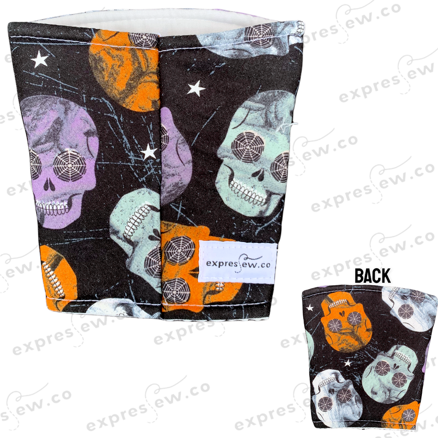 Insulated Reusable Drink Sleeve Cozy Koozie Hot Cold coffee tea custom fun