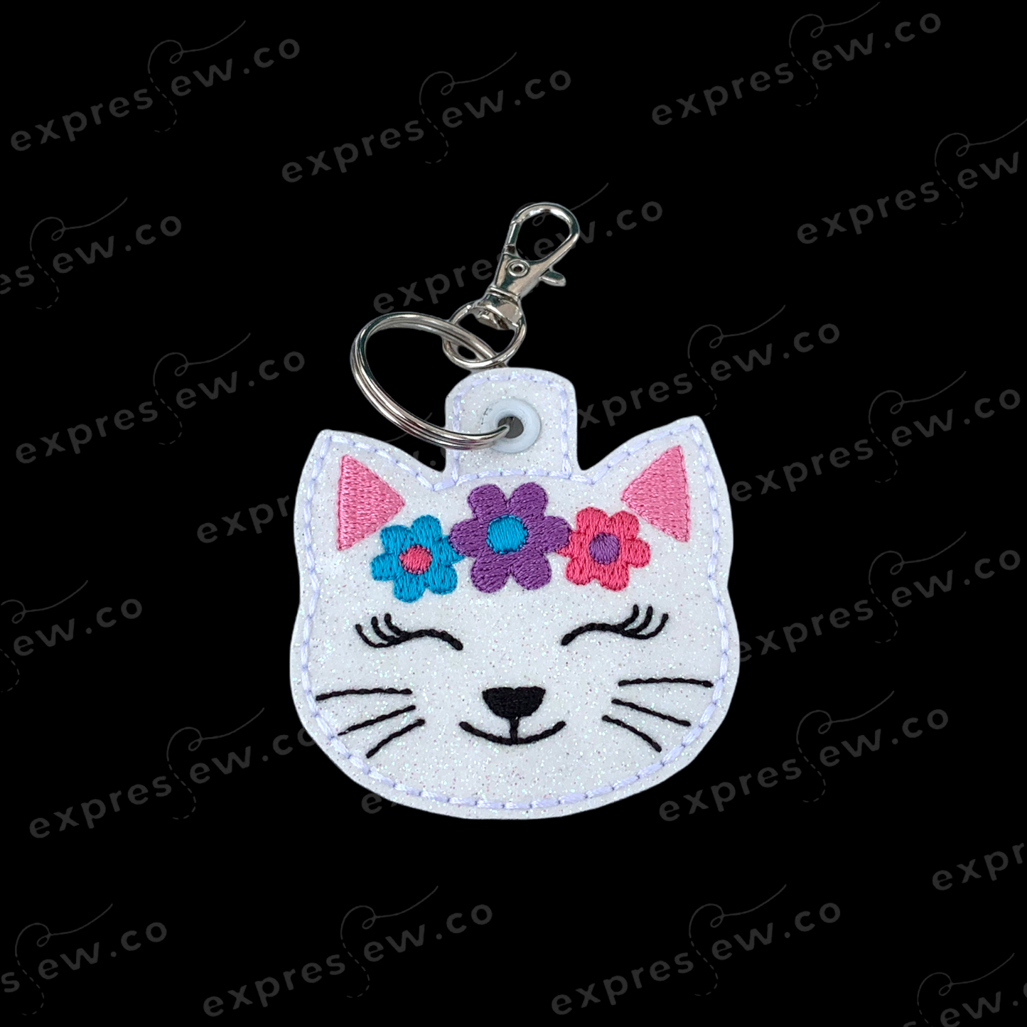 Embroidery keychain