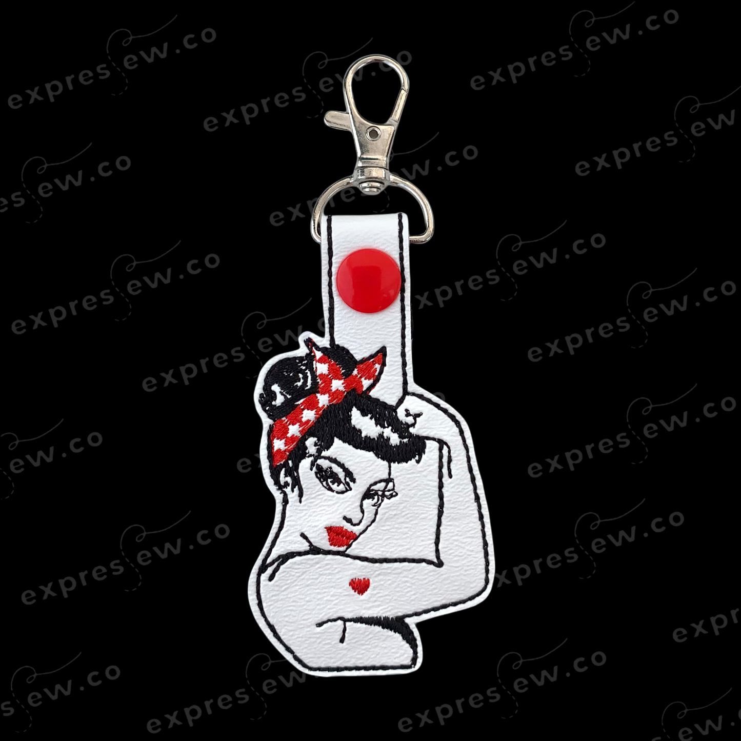 Embroidery keychain