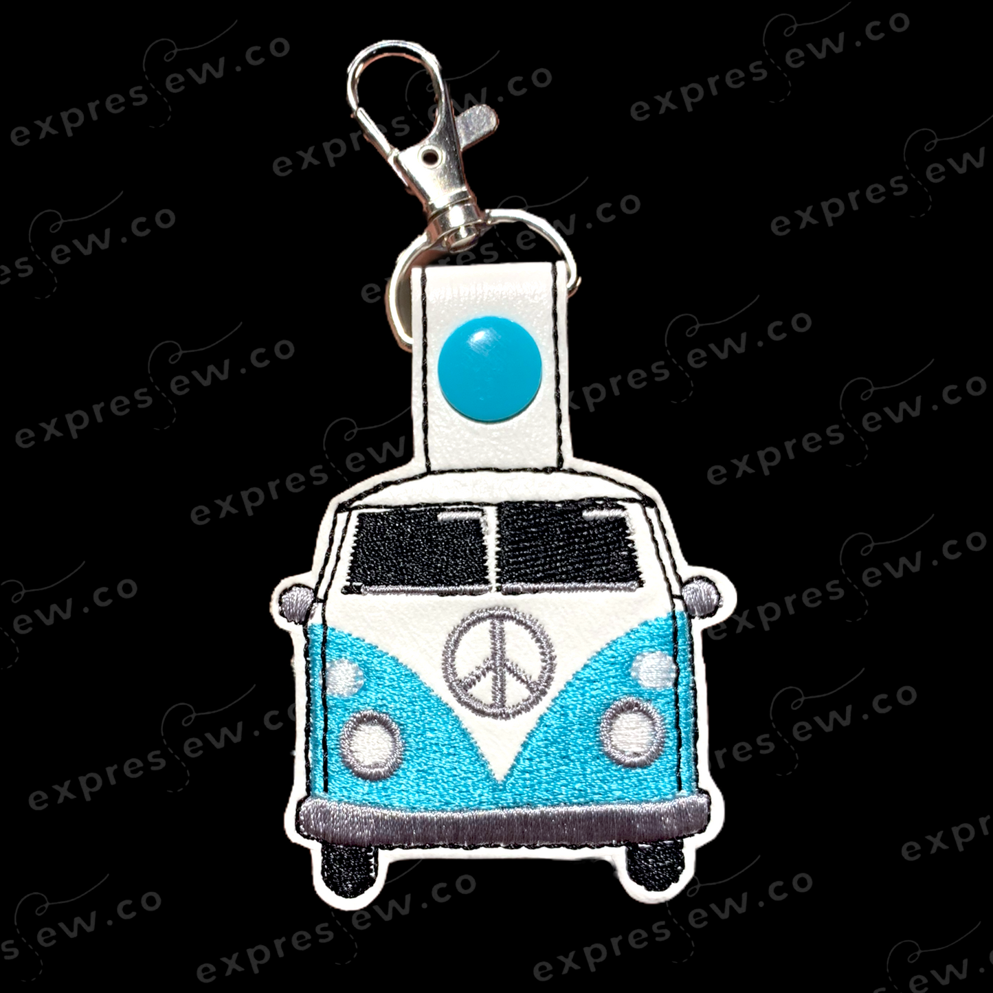 Embroidery keychain