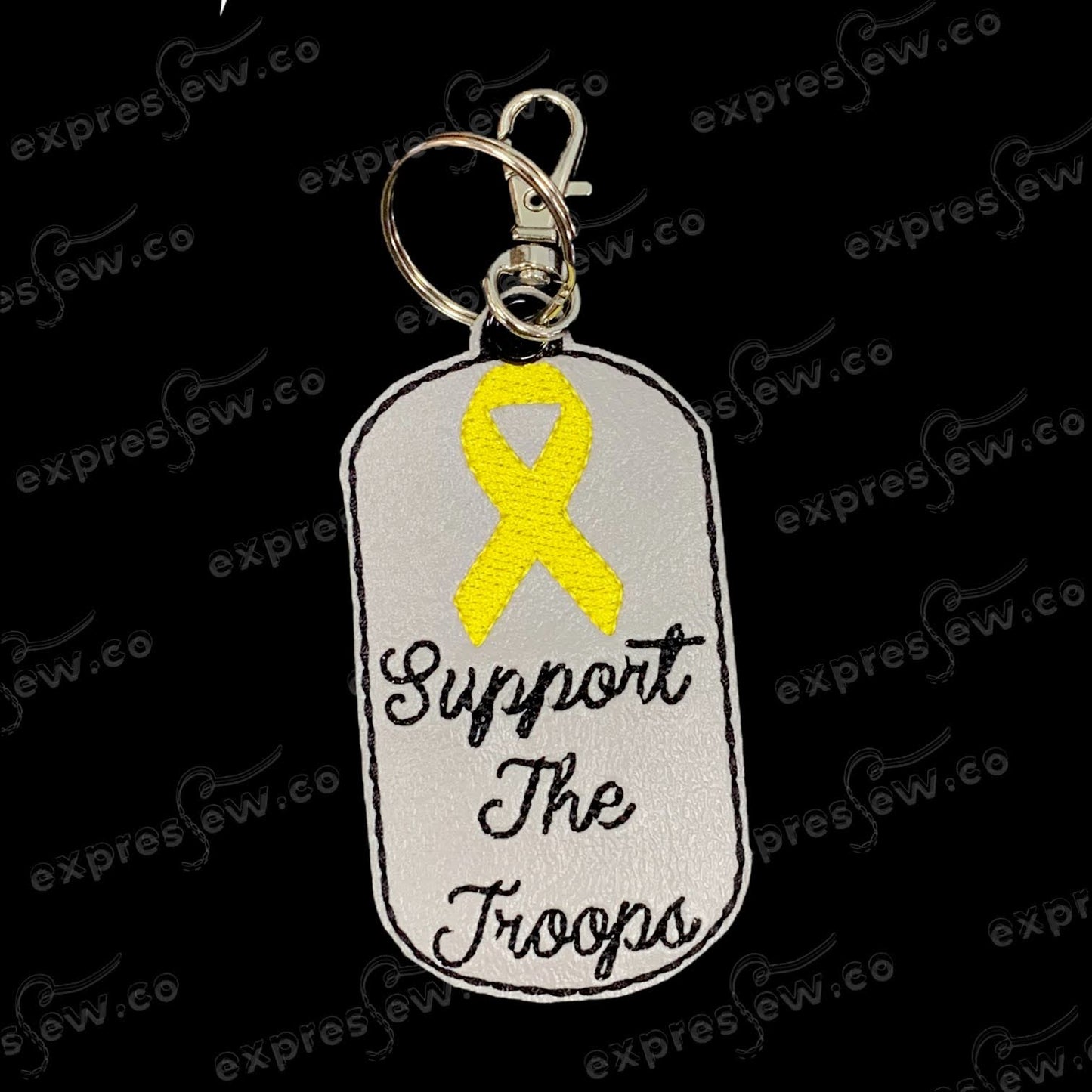 Embroidery keychain