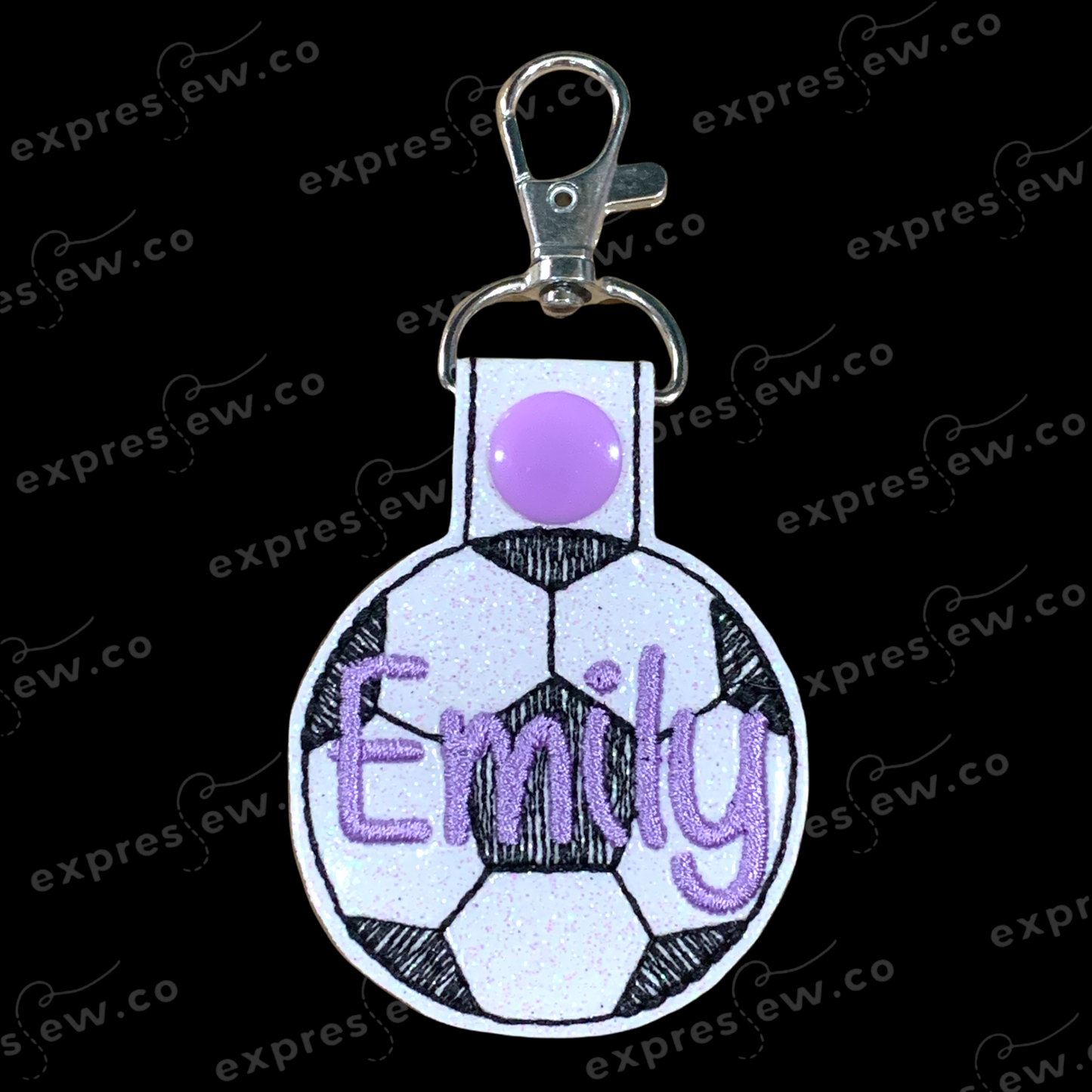 Embroidery keychain