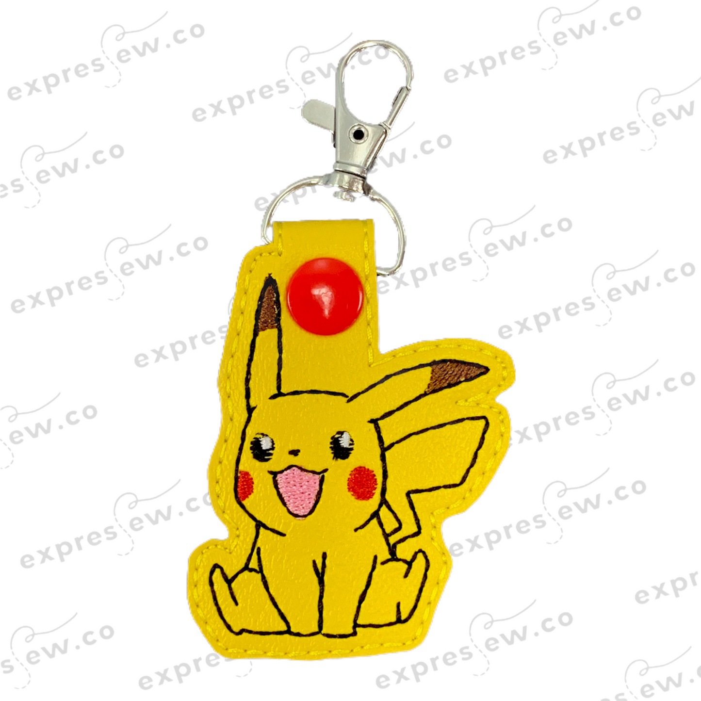 Embroidery keychain