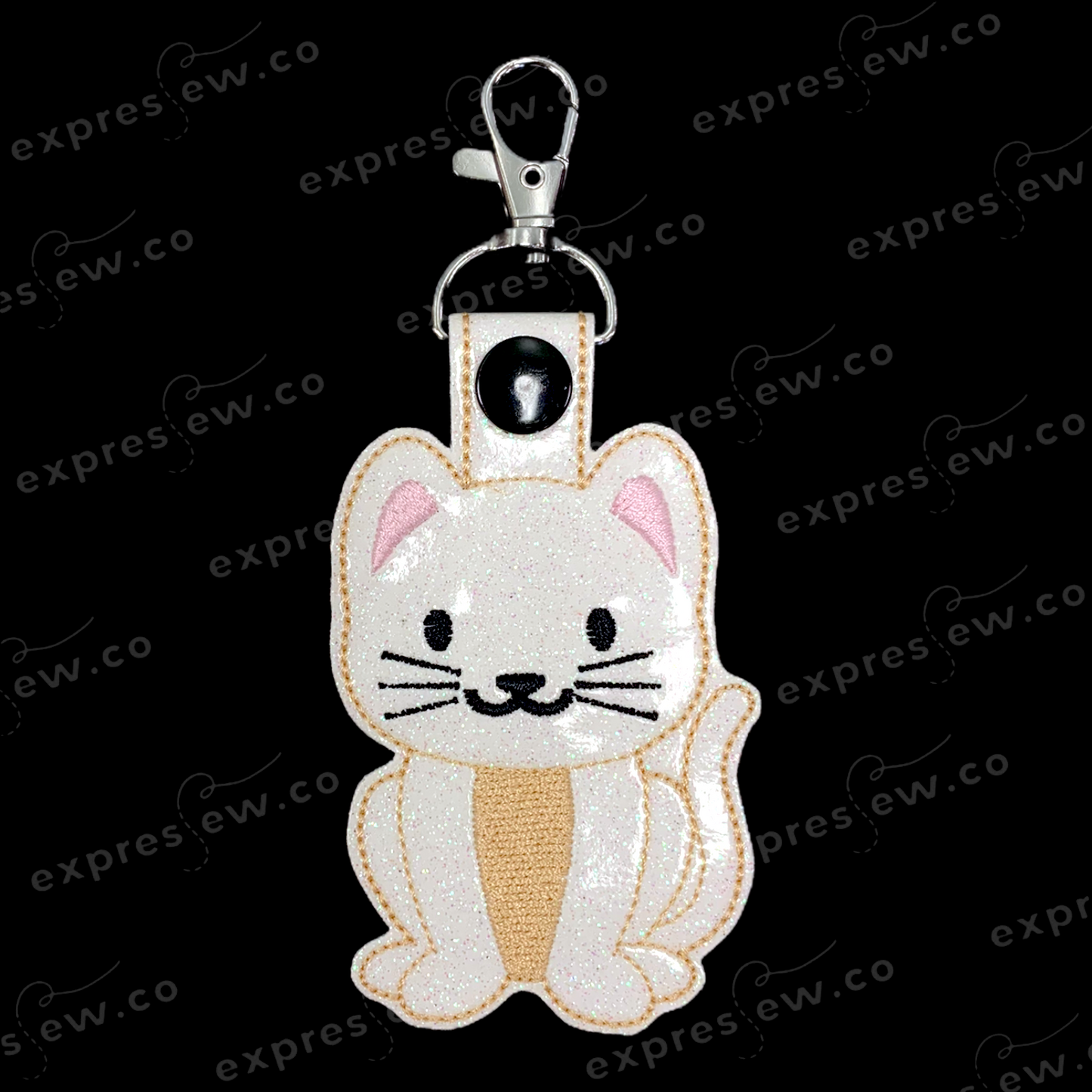 Embroidery keychain