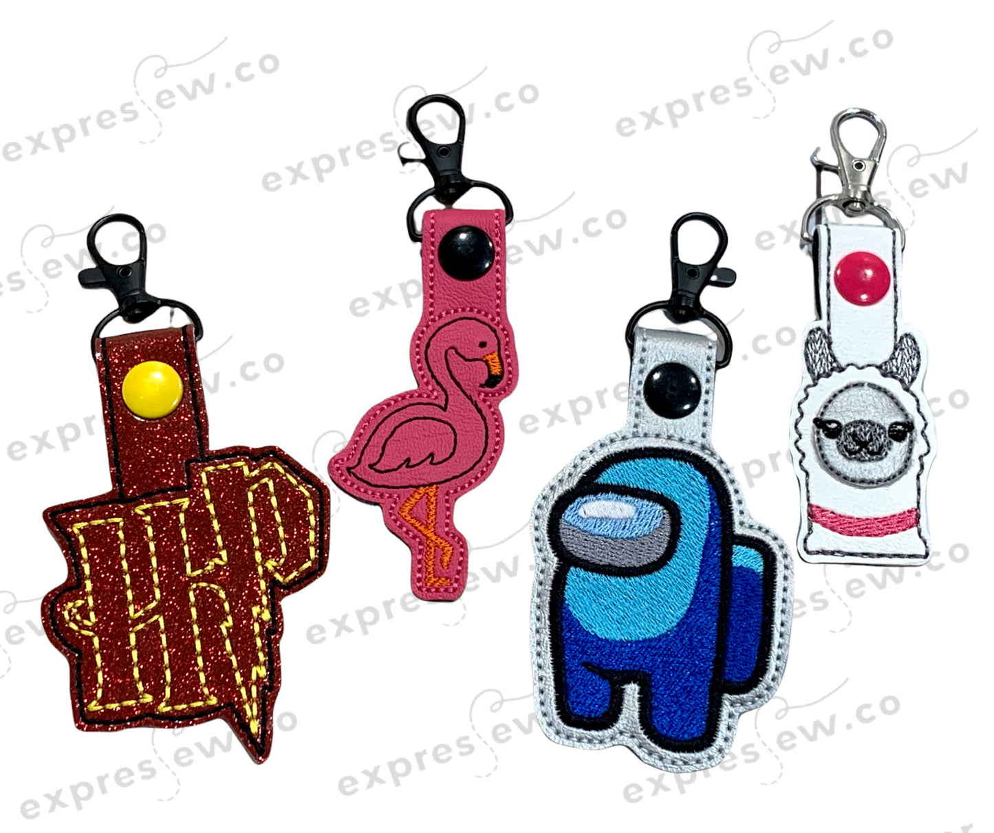 Embroidery keychain