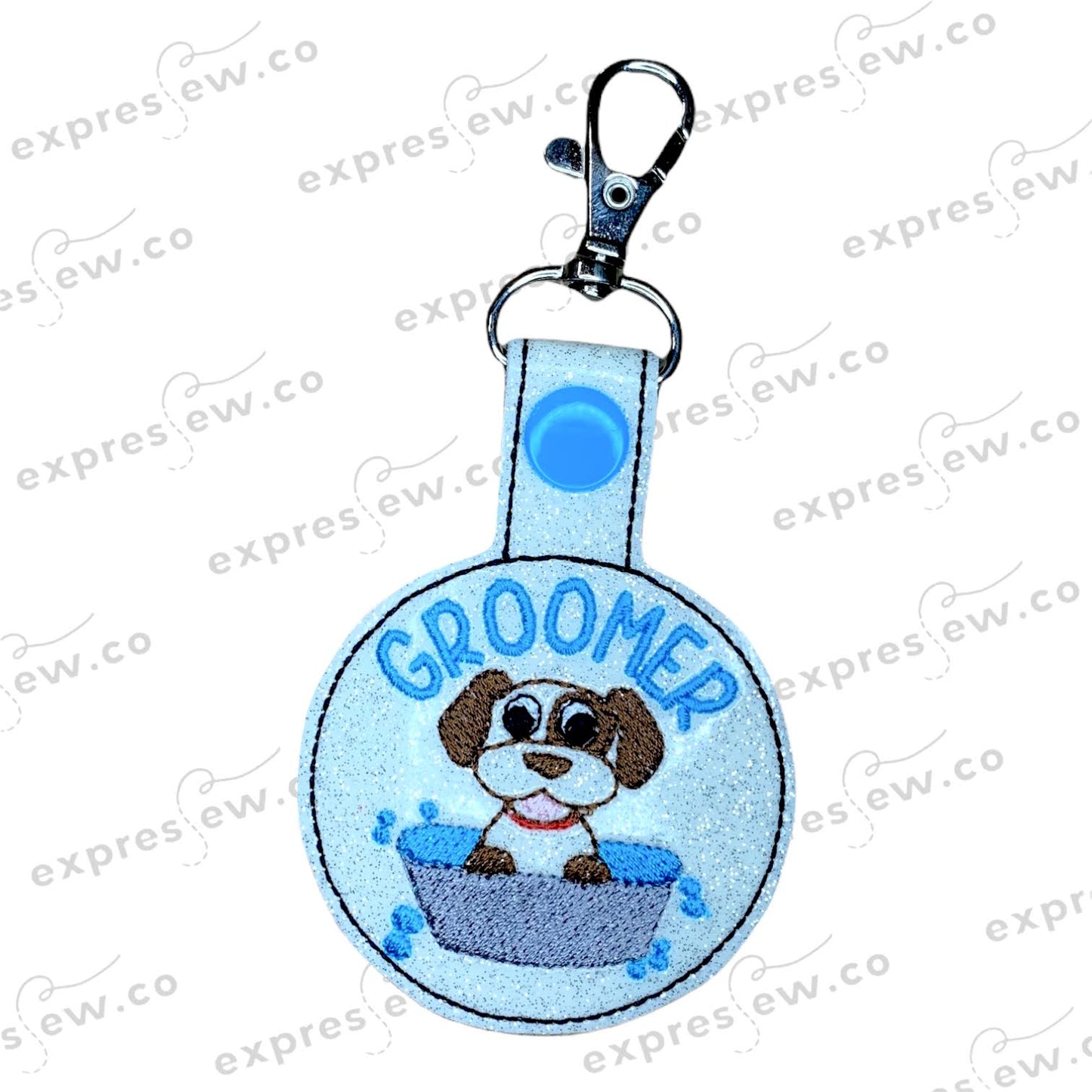 Embroidery keychain