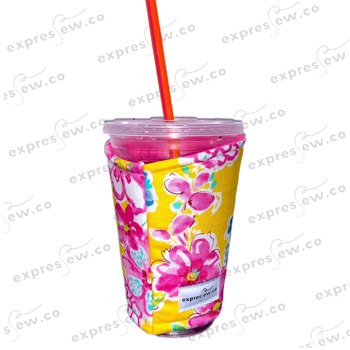 Insulated Reusable Drink Sleeve Cozy Koozie Hot Cold coffee tea custom fun