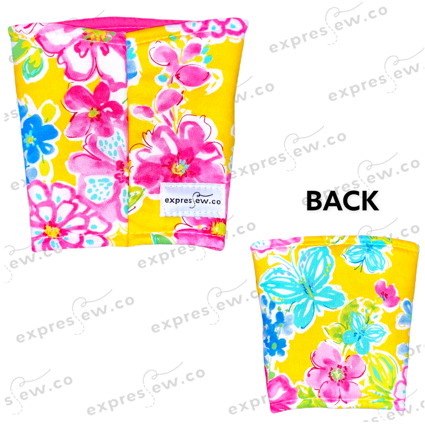 Insulated Reusable Drink Sleeve Cozy Koozie Hot Cold coffee tea custom fun