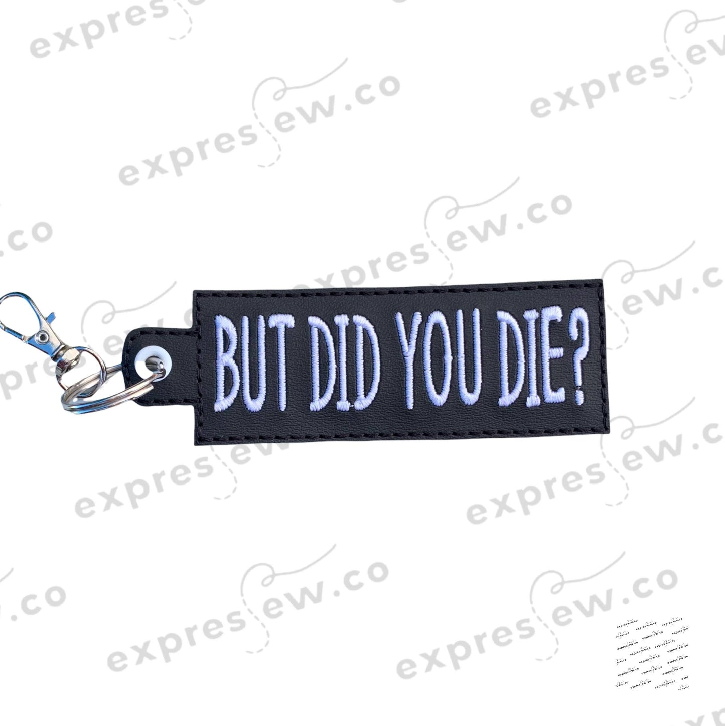 Embroidery keychain