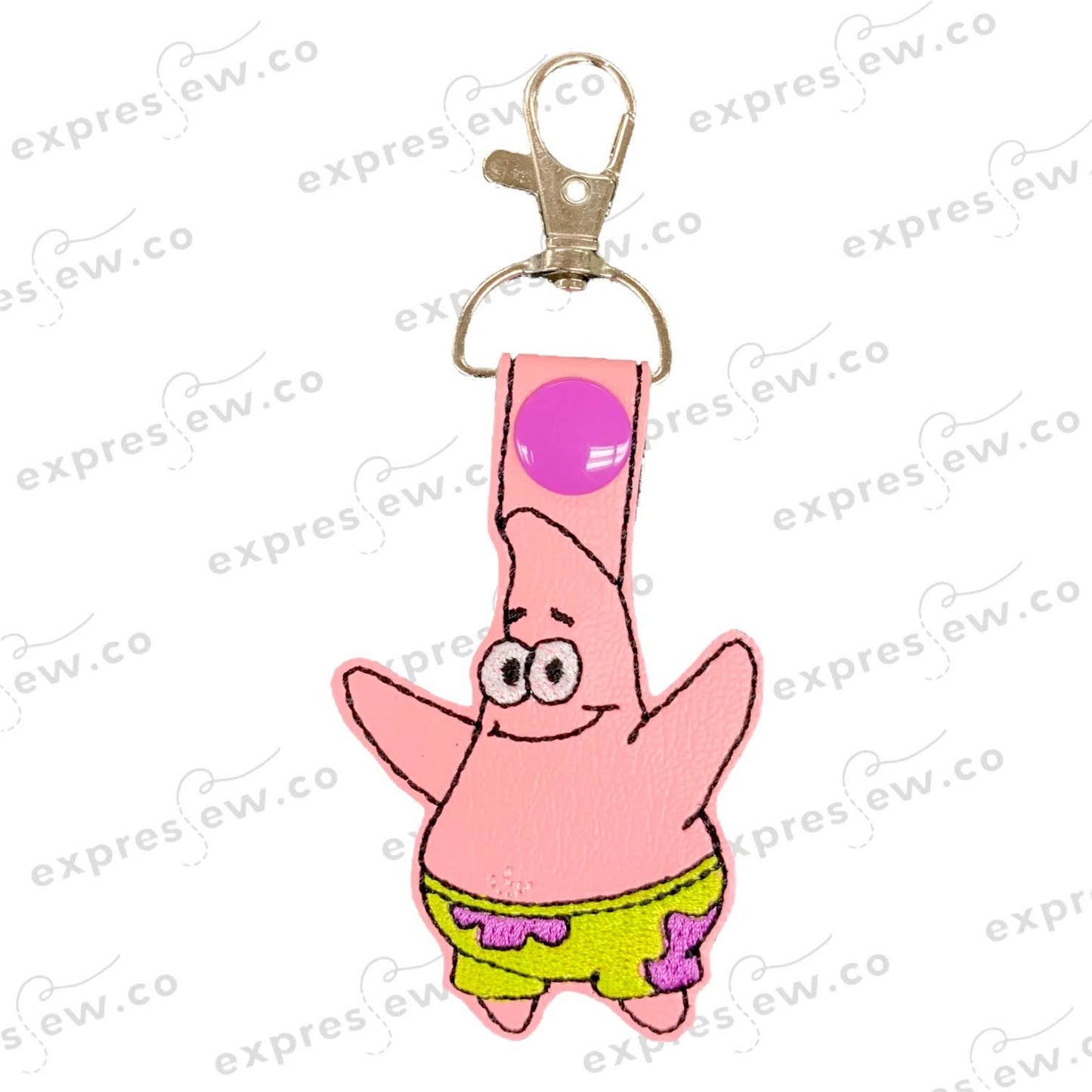 Embroidery keychain
