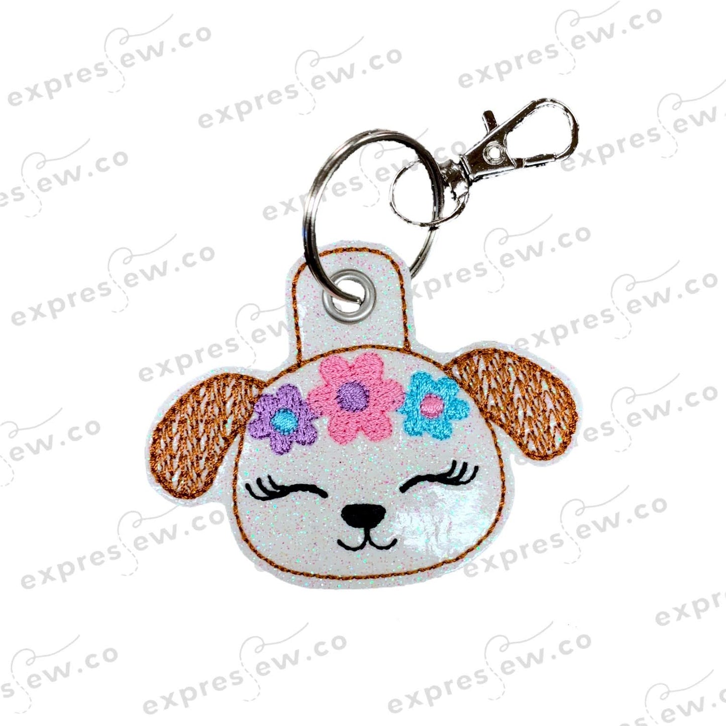 Embroidery keychain
