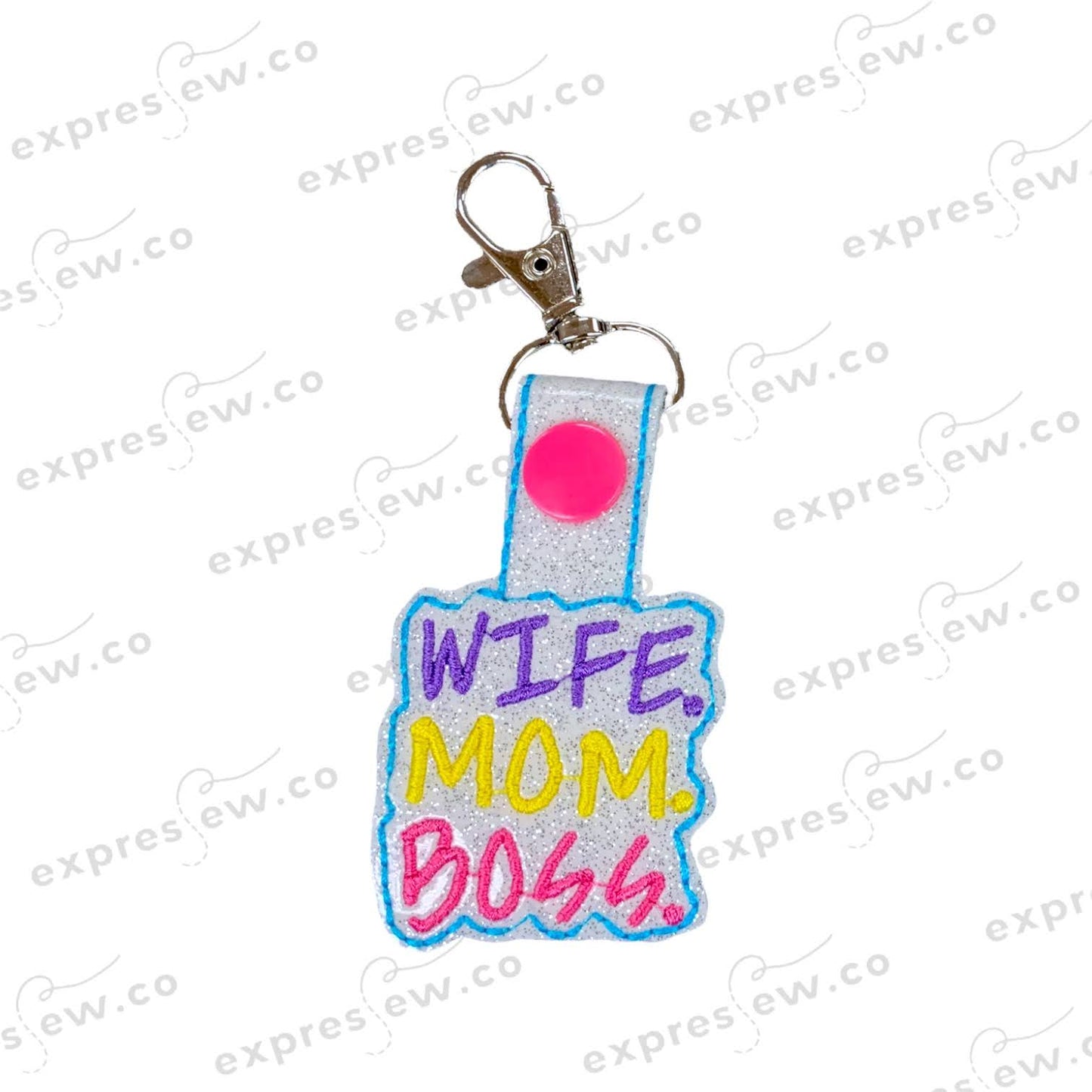 Embroidery keychain
