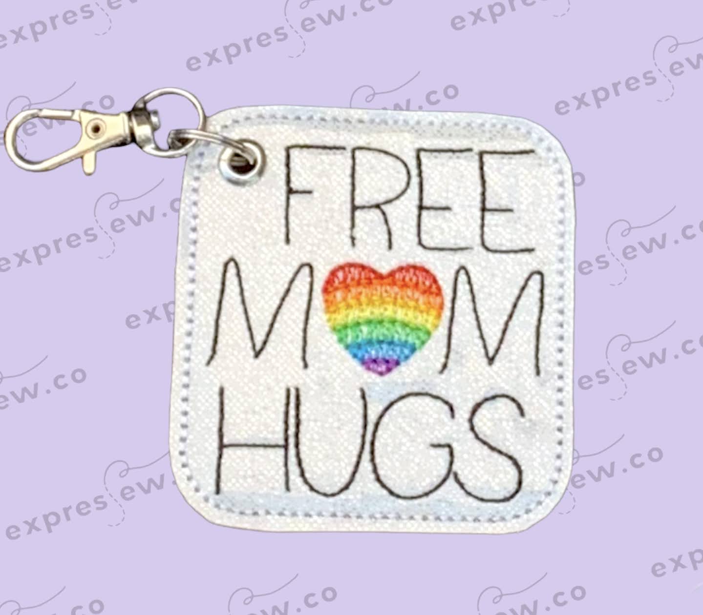 Embroidery keychain